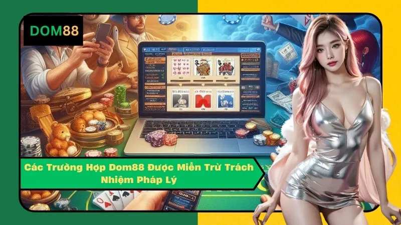 Các Trường Hợp Dom88 Được Miễn Trừ Trách Nhiệm Pháp Lý