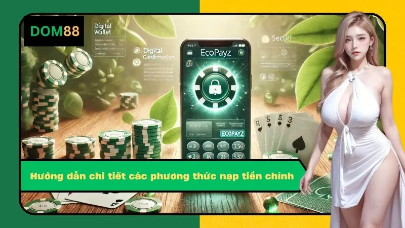 Hướng dẫn chi tiết các phương thức nạp tiền chính