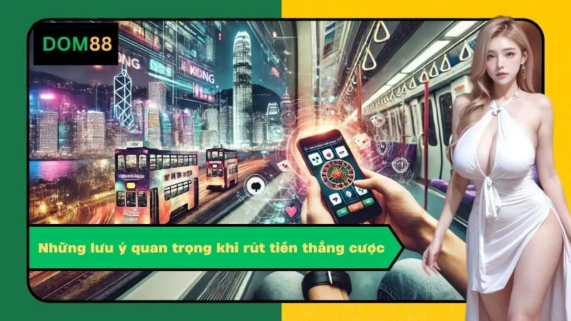 Những lưu ý quan trọng khi rút tiền thắng cược