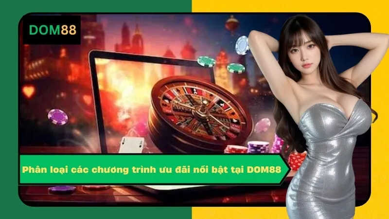 Phân loại các chương trình ưu đãi nổi bật tại DOM88